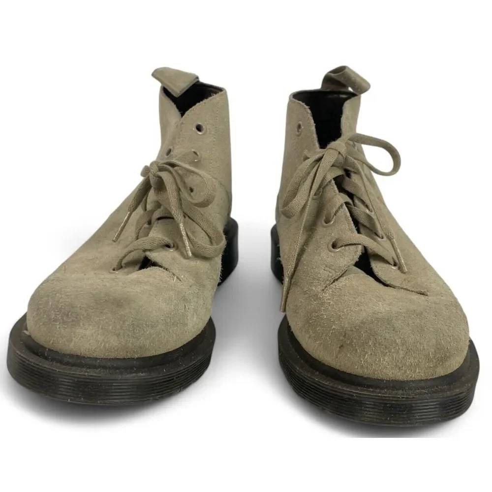 Dr. Martens Mens Boots Church Tan Suede Leather Unisex Doc Mens 8 Womens 9